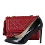 Chanel Vintage Quilted Flap Bag Shoe