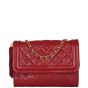 Chanel Vintage Quilted Flap Bag Front With Chain