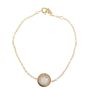 Tiffany & Co T Circle Diamond and Mother of Pearl 18k Rose Gold Bracelet