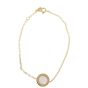 Tiffany & Co T Circle Diamond and Mother of Pearl 18k Rose Gold Bracelet