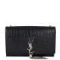 Saint Laurent Kate Tassel Chain Bag Medium Croc-Embossed Front