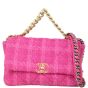Chanel 19 Tweed Flap Bag Large