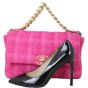 Chanel 19 Tweed Flap Bag Large