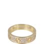 Cartier Love Wedding Band 18k Yellow Gold Diamond Paved