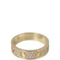 Cartier Love Wedding Band 18k Yellow Gold Diamond Paved