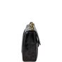 Chanel Vertical Quilt Single Flap Jumbo Patent