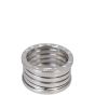 Bvlgari B.Zero1 18k White Gold Five Band 20th Anniversary Ring