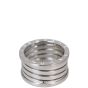 Bvlgari B.Zero1 18k White Gold Five Band 20th Anniversary Ring