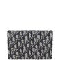 Dior Saddle Pouch Wallet on Chain Oblique