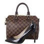 Louis Vuitton Speedy 25 Bandouliere Damier Ebene