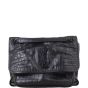 Saint Laurent Niki Medium Croc Embossed