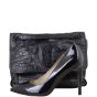 Saint Laurent Niki Medium Croc Embossed