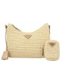 Prada Re-Edition 2005 Crochet Raffia Shoulder Bag