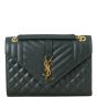 Saint Laurent Monogram Mix Matelasse Envelope Chain Bag Medium