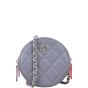 Chanel CC Round Triple Zip Pouch on Chain