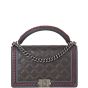 Chanel Boy Old Medium Paris-Rome Chain Top Handle