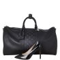Louis Vuitton Keepall 50 Bandouliere Monogram Eclipse Taiga