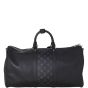 Louis Vuitton Keepall 50 Bandouliere Monogram Eclipse Taiga