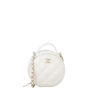 Chanel Handle With Care Round Vanity Case with Chain