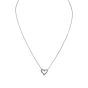 Tiffany & Co Hearts Platinum Diamond Pendant Necklace Mini