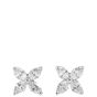 Tiffany & Co Victoria Platinum Diamond Earrings Small