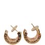 Bvlgari B.Zero1 Diamond 18k Rose Gold Hoop Earrings