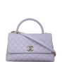 Chanel Coco Top Handle Flap Bag Medium