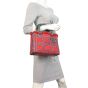 Dior Lady Dior Medium Tweed and Croc Embossed