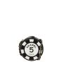 Chanel Enamel Round Poker Chip Clutch With Chain