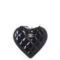 Chanel CC Double Heart Clutch With Chain
