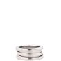Bvlgari B.Zero1 18k White Gold Three Band Ring