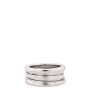 Bvlgari B.Zero1 18k White Gold Three Band Ring