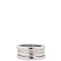 Bvlgari B.Zero1 18k White Gold Three Band Ring