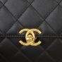 Chanel Chain Bar Top Handle Flap Bag