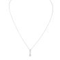 Tiffany & Co Jazz Tear Drop Diamond Platinum Pendant Necklace