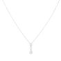 Tiffany & Co Jazz Tear Drop Diamond Platinum Pendant Necklace