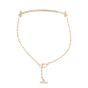 Tiffany & Co T Smile Diamond 18k Rose Gold Bracelet 