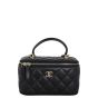 Chanel Top Handle Vanity Case Chain Bag Small