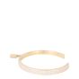 Hermes Kelly Cadenas Diamond 18k Rose Gold Cuff Bracelet Small