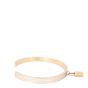 Hermes Kelly Cadenas Diamond 18k Rose Gold Cuff Bracelet Small