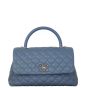 Chanel Coco Top Handle Flap Bag Medium