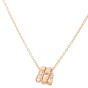 Bvlgari Serpenti Viper Diamond 18k Rose Gold Necklace