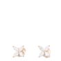 Tiffany & Co Victoria Diamond 18k Rose Gold Earrings Medium