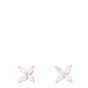 Tiffany & Co Victoria Diamond 18k Rose Gold Earrings Medium