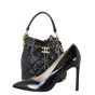 Chanel Quilted CC Drawstring Bucket Bag