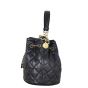 Chanel Quilted CC Drawstring Bucket Bag