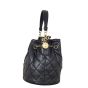 Chanel Quilted CC Drawstring Bucket Bag