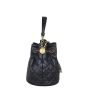 Chanel Quilted CC Drawstring Bucket Bag