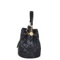 Chanel Quilted CC Drawstring Bucket Bag