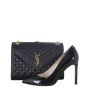 Saint Laurent Monogram Mix Matelasse Envelope Chain Bag Medium